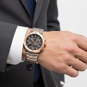 NWT Mathey-Tissot Fashion Men's Quartz Steel Authentic Watch